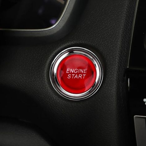 Bouton de Démarrage Moteur 12V 50A Interrupteur à Poussoir Ignition pour Camping-cars, Bateaux et Voitures de Course (Rouge, 2 Pièces) (1/5)