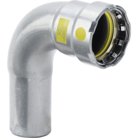 VIEGA 4616.1 Curva 90°Maschio Femmina Ø25X1"Maschio In Acciaio A Pressare - 739515