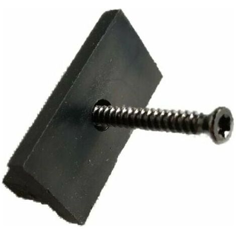 10 Composite Decking Clips WPC Decking Clips Hidden Fasteners (10pcs) with Black Screws (1/4)
