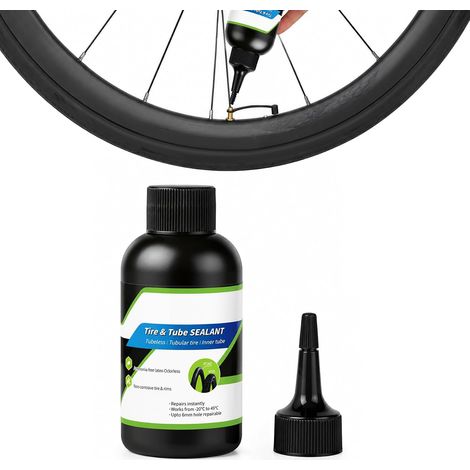 120ml Noir Anti Crevaison,Liquide Préventif Tubeless,Liquide Tubeless VTT (1/5)