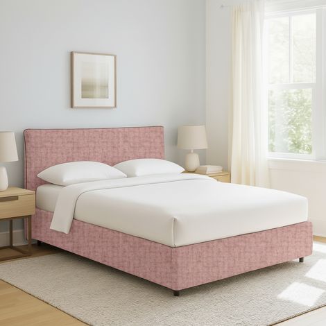 Cama Individual Staines, Desenfundable, Hecho en Italia, Rosa (1/5)