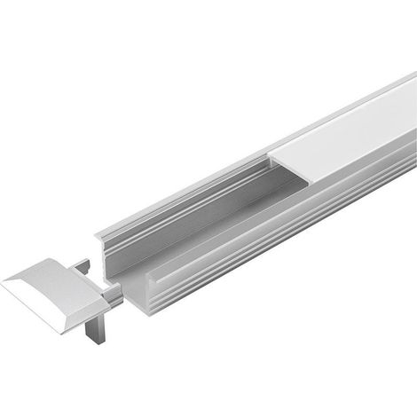 Profilo di profilo a LED Cannellino B Black L3M Alu- + Profilo di copertura