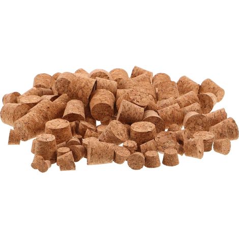 Lot de 100 bouchons liège, coniques - fermeture étanche (1/5)