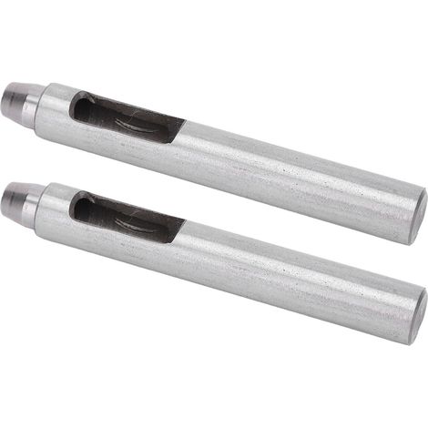 Outil de perforation en lot de 2 pour le bricolage, pour le cuir, pour percer des trous ronds et creux, fournitures de perçage et de quincaillerie (9 mm). (1/5)