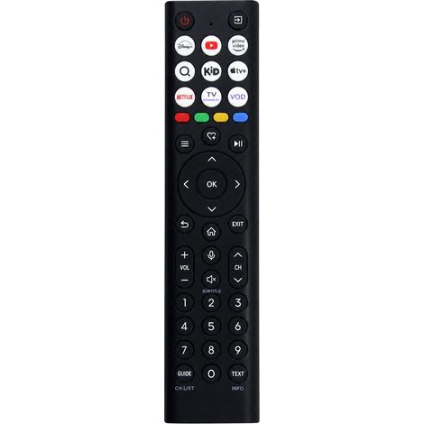 Télécommande TV Compatible Hisense ERF2B38H, Sans Configuration et Sans Commande Vocale (1/5)
