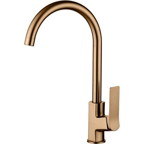 Invena NERI Wasserhahn aus gebürstetem Kupfer