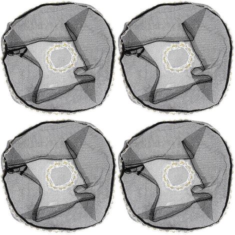 Lot de 4 protections pour ventilateur : filet de sécurité anti-pincement, housse de protection pratique. (1/4)