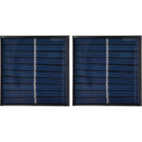 2er-Pack Mini-Solarpanel, tragbar, flexibel, epoxidverkapselt, für Heimwerkerprojekte, 0,7 W, 5 V, 140 mA (1/5)