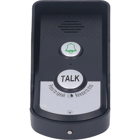 Carillon sonnette interphone sans fil 1500 m 2 modes de recharge sécurité maison (1/5)