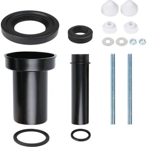 Vidage WC, Jeu de manchettes pour cuvette suspendue, ,180 mm, DN 90 (1/5)