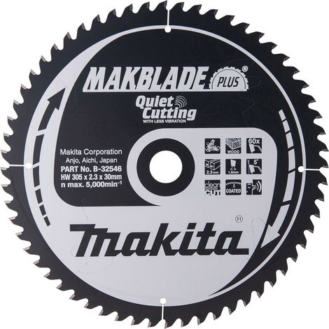 Nom Lame de scie Makita MAKBLADE+ 305x30x60Z - B-32546