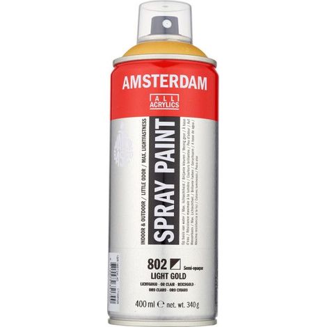 Bombe de peinture Amsterdam 400 ml or clair (1/3)