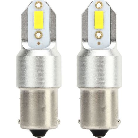 Airshi Ampoules de Clignotants, Bonne Dissipation de la Chaleur LED Longue Durée Ampoules Inversées Plug and Play économie d'énergie pour SUV (Lumière jaune). (1/4)