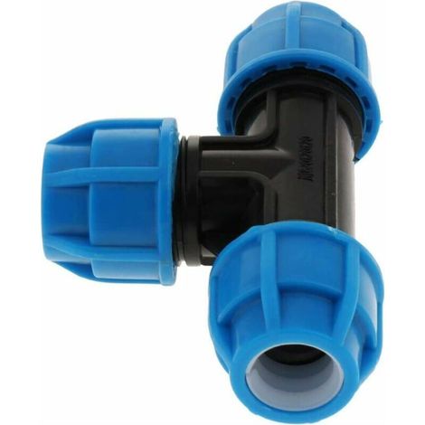 Connecteur de tuyau d'arrosage en T Raccord de raccord en plastique Raccord de tuyau d'arrosage Connecteur de tuyau d'arrosage - 20 mm (1/4)