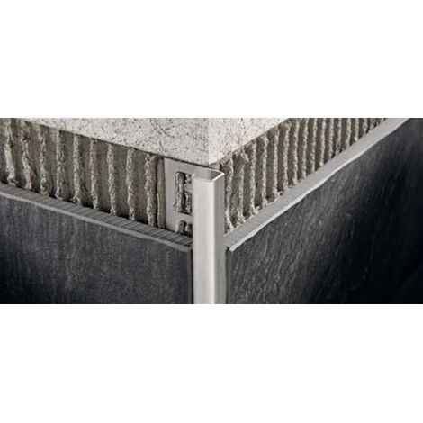 Profilo projolly square h 6 mm acciaio inox aisi 304 satinato barra 2.7 ml (1/3)