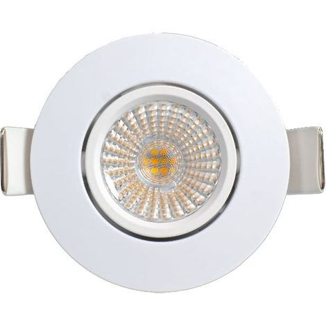 Spot blanc encastré orientable LED 6W RT 2012/RE2020 IP65 - IICSEN