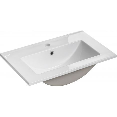 Vasque à encastrer DANCE - L 52 x P 40 x H 17 cm - Blanc - Livraison gratuite