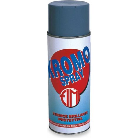 Kromo Spray ml 400 vernice brillantante e protettiva ad effetto cromo 05701