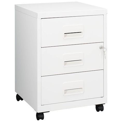 Caisson mobile  3 tiroirs - blanc