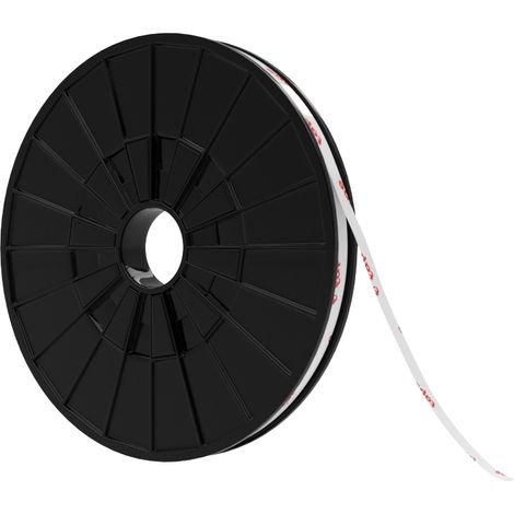 Cinta adhesiva de montaje de espuma acrílica de doble cara Tesa 61395, negra, 2 mm x 25 m (1/2)