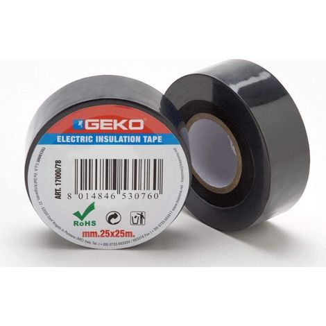 NASTRO ISOLANTE MM 25 X 25 M NERO