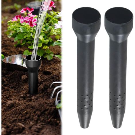 Piquet d'arrosage goutte-à-goutte profond de 35,5 cm – Pointe d'irrigation profonde pour arbres, arbustes et vignes – Outil d'arrosage de jardin en plastique ABS résistant pour plantes de jardin et d' (1/4)