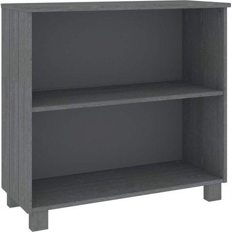 Sideboard/Anrichte/Buffet HAMAR Dunkelgrau 85x35x80 cm Massivholz Kiefer LXWW278303 (1/5)