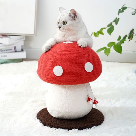 Sisal Mushroom Cat Scratching Post (1/5)