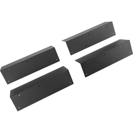 supports d'angle en acier pour potager surélevé, compatibles avec les potagers de 50 à 60 cm de hauteur.