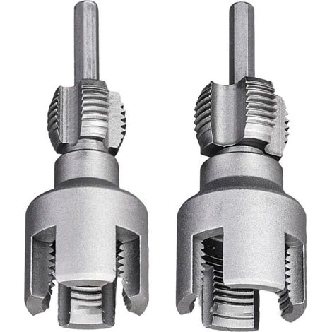 Kit filetage pour tuyaux d'eau Outil plomberie pro Coupe filetage int/ext 20/25mm Pour PPR et PVC 1/2" et 3/4" Filière intégrée Réparation et installation (1/5)