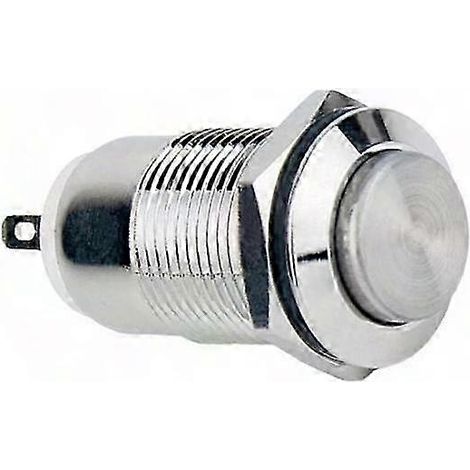 12-mm-36-V-Drucktaster aus Metall mit Verriegelung, 5er- oder 6er-Packung, hoher Kopf, 2-polig, Industrieschalter (1/5)