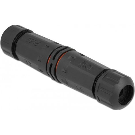 DELOCK CONNECTEUR DE CÂBLE EXTÉRIEUR 2 BROCHES ÉTANCHE IP68 À VISSER 86912
