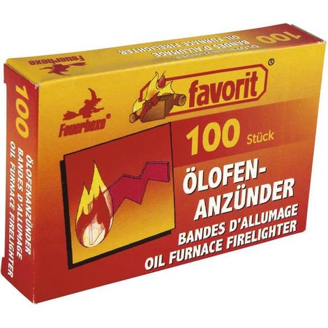 Favorit Ölofenanzünder 100 Streifen, zum einfachen und schnellen Anzünden (1/4)