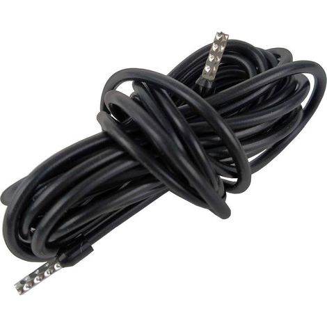 Cable, cable de iluminación para dinamo de 2 m - para luz trasera (1/2)