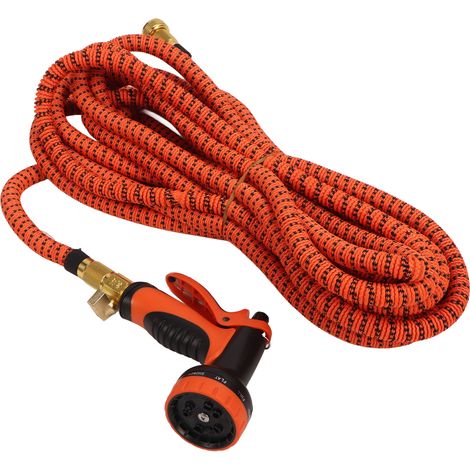 Ensemble de nettoyeur haute pression pour lavage de voiture, embout de tuyau d'arrosage extensible multifonctionnel de 30 mètres (100 pieds). (1/5)