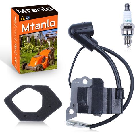Pour moteur Honda GX25 HHT25S WX10K, kit de bobine d'allumage, 30500-ZOH-013, 30500-Z0H-023, 17211-ZOH-000 (1/5)