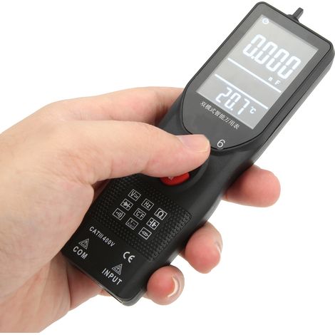 Intelligentes Digitalmultimeter mit zwei Betriebsmodi, Spannungsprüfer in Stiftform, Wandspannungsprüfer mit Digitalanzeige, Multifunktionsvoltmeter, tragbar. (1/5)