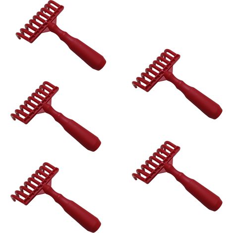 RASTRELLO PETTINE MANUALE 9 DENTI 5pz RACCOGLI OLIVE CON FILETTATURA VALGARDEN (1/4)