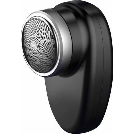 Tondeuse Barbe Électrique Portable Rechargeable Noir - Double Tête Lavable et Compacte (1/5)