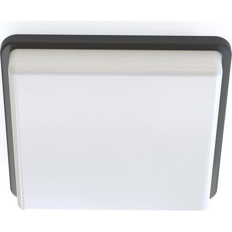 Plafonnier SDB carré noir 2xE27 IP65 Tahoe Nowodvorski