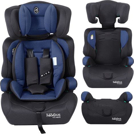 FableKids Autokindersitz Autositz Kinderautositz Kindersitz Sitzerhöhung ECE Blau (1/5)