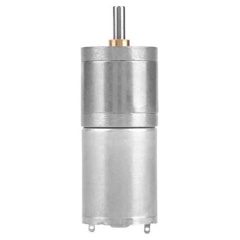 DEESSE SHOP - 25mm DC 12V Niedrigdrehzahl-Metallgetriebemotor mit elektronischer Verriegelung 25GA370 (12V 400RPM) (1/5)