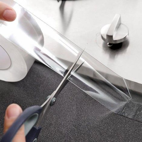 Ruban adhésif étanche transparent 3m – Largeur 2/3/5 cm – Résistant à l'eau et aux moisissures – Pour joints de cuisine et salle de bain – Shop-Story
