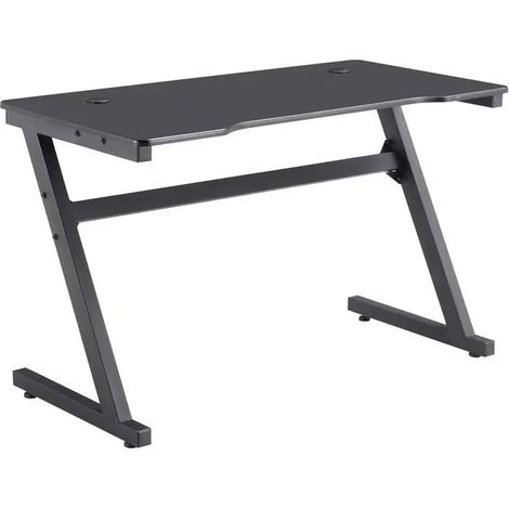 Mesa gaming de metal 60x120x75 negra