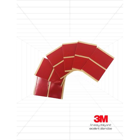 Tasselli Biadesivi A.F.T 3M per Specchietti Retrovisori, 12 Pezzi, 28 x 41 mm (1/3)