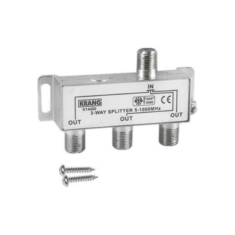 3-fach Verteiler 5-1000 MHz, KRANG (1/5)