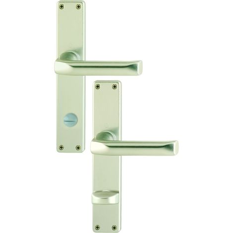 HOPPE® Drückergarnitur mit Langschild London 113/202SP, Aluminium, 6675391