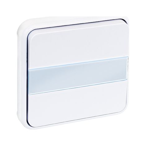 Bouton poussoir porte étiquette lumineux composable - IP55 - OXXO Blanc