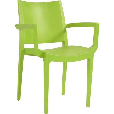 Fauteuil CAMELIA en polypropylène style contemporain pour extérieur