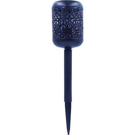 Lampe solaire lampe à flamme lampe à induction extérieure jardin cour pelouse prise de terre paysage décoratif-Ensoleillé (1/3)